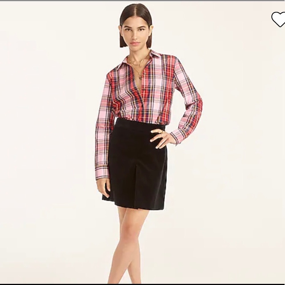 Brand new jcrew plaid button down